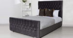 Grey Rose Chesterfield Bed Frame - Image 3